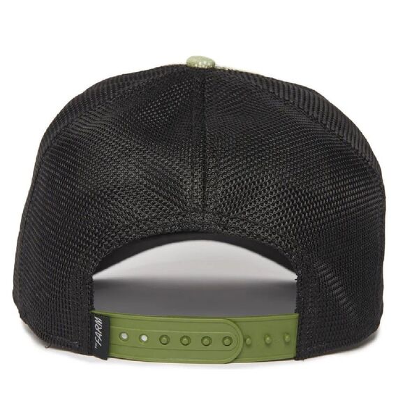 Goorin Bros. Black Sheep Parade The Farm Paisley Green/Black Trucker Hat NEW! - Picture 4 of 8